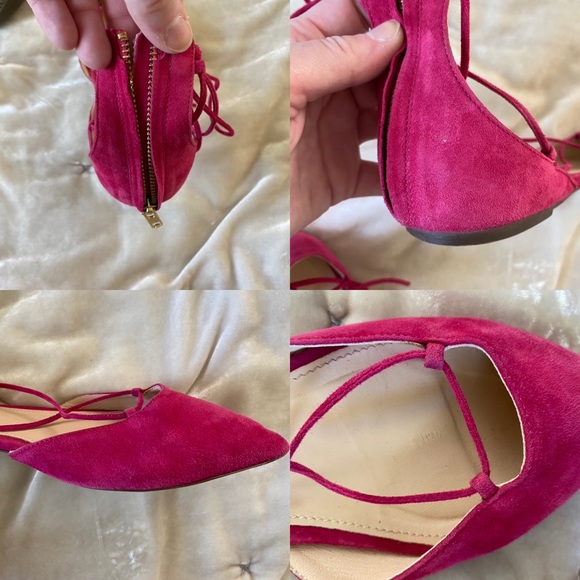 J. Crew Pink Lace-Up Flats - Picture 16 of 16